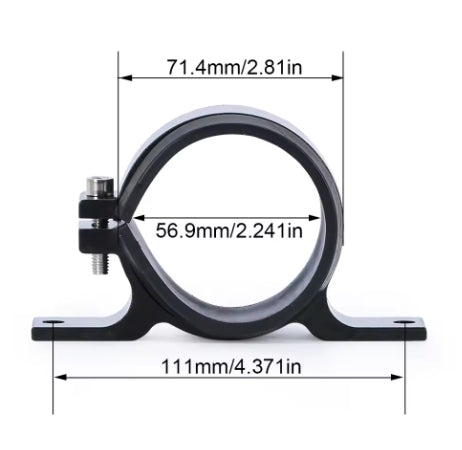 Support  60mm alu